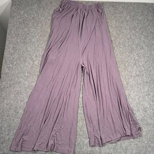 Free People Mauve Wide Leg one arm jumpsuit